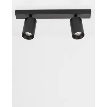 TOD REFLEKTOR CRNI GU10 2x10 Watt IP20 220-240 Volt D: 35 W: 6 H: 12.7 cm