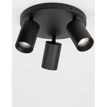 TOD REFLEKTOR CRNI GU10 3x10 Watt IP20 220-240 Volt D: 22 H 1: 9 H 2: 12.7 cm