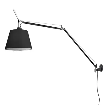 TOLOMEO MEGA ZIDNA SVJETILJKA E27 CRNA KOMPLET 0564030A + 0772020A + 0563050A