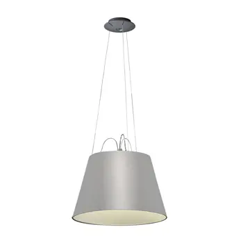 TOLOMEO MEGA VISILICA E27/220V ALUMINIJ SA SATEN SJENILOM 0782010A + 0781030A