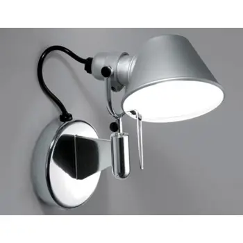 TOLOMEO MICRO FARETTO ZIDNA LED SVJETILJKA 267lm ALUMINIJ/BEZ PREKIDAČA