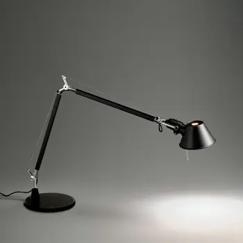 TOLOMEO STOLNA SVJETILJKA S POSTOLJEM 1xE27/230V CRNA A004430+A005330