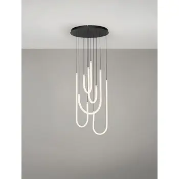 TOPAZ LED VISILICA CRNA 55W IP20 3000K TRIAK PRIGUŠLJIVA