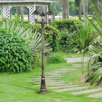 TORONTO VANJSKA STAJAĆA SVJETILJKA E27 3X MAX 60/ANTIK ZLATO/IP44