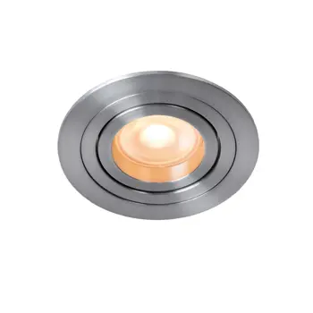 TUBE UGRADBENA LAMPA Satin  fi 9,2 1xGU10 50W Alumin