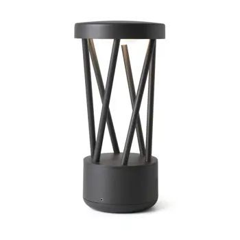 TWIST LED DARK GREY POST LAMP 10W 3000K