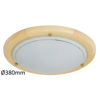 UFO STROPNA SVJETILJKA E27 2X MAX 60/NATUR/IP20