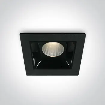 UGRADBENA LED SVJETILJKA 2W/3000K/160lm IP20 CRNA