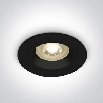 UGRADBENA SVJETILJKA 1×GU10/10W/230V CRNA