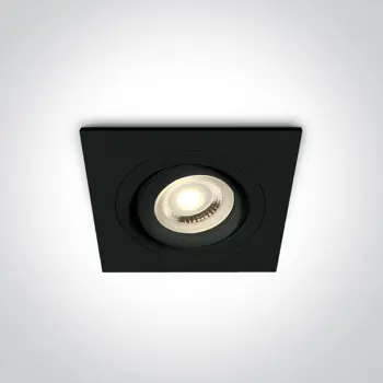 UGRADBENA SVJETILJKA 1×GU10/50W/MR16/230V IP20 CRNA