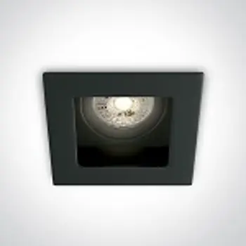UGRADBENA SVJETILJKA 1×GU10/50W/MR16/230V IP20 CRNA