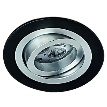 UGRADBENA SVJETILJKA 1×GU10/50W/MR16 CRNA