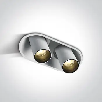 UGRADBENA SVJETILJKA 2×LED/7W/3000K/2×520lm/36°/700mA BIJELA