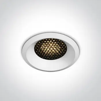 UGRADBENA SVJETILJKA 6,5W CCT 700mA DARK LIGHT HONEYCOMB BIJELA