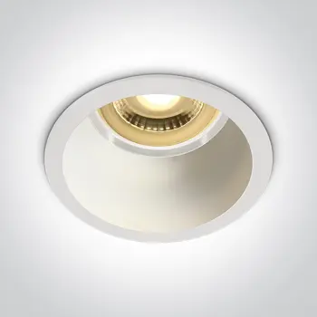 UGRADBENA SVJETILJKA GU10 10W DARK LIGHT BIJELA