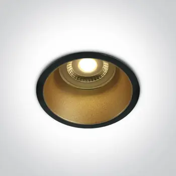 UGRADBENA SVJETILJKA GU10/50W/230V STARO ZLATO DARK LIGHT