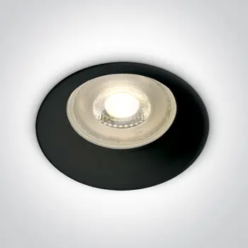 UGRADBENA SVJETILJKA GU10/50W/MR16/230V CRNA