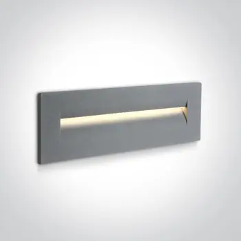 UGRADBENA SVJETILJKA LED/8,5W/3000K/160lm/44°/240V IP65 SIVA