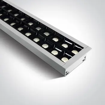 UGRADBENA SVJETILJKA LED96pcs SPOTS UGR17 40W CW 1300mm 34d LINEAR 230V BIJELA