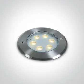UGRADBENA VANJSKA PODNA SVJETILJKA LED 6X1W WW SS316 IP68 24V