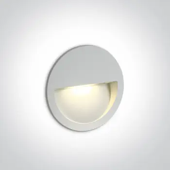 UGRADBENA ZIDNA SVJETILJKA LED/3W/3000K/300lm/230V IP65 BIJELA