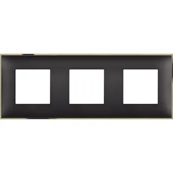 UKRASNI OKVIR 3-STR CRNA ZLATO