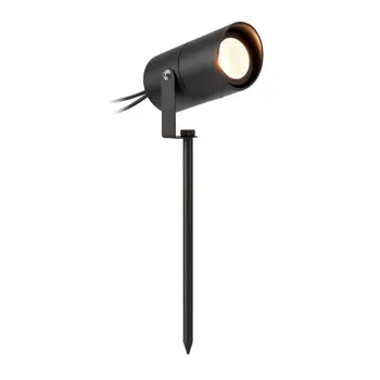 UNITE 12 VRTNA RASVJETA SPOT 6W CRNA LED IP44