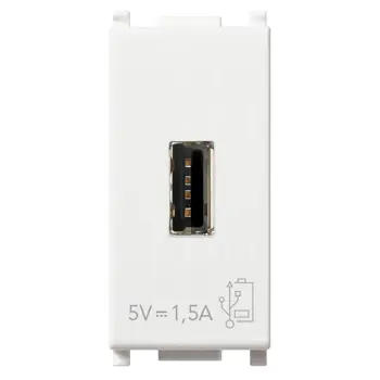 VIMAR PLANA USB PRIKLJUČNICA 5V 1.5A 1M BIJELA