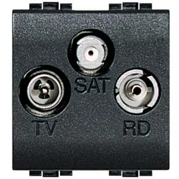 UTIČNICA 2M TV/RD/SAT ZAVRŠNA ANTHRACITE