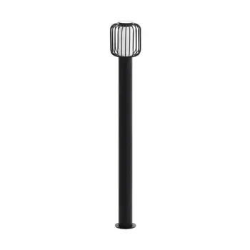 VANJSKA STAJAĆA LAMPA 1xE27 28W, V-1100, IP44, POCINČANI ČELIK/PLASTIKA/CRNO RAV