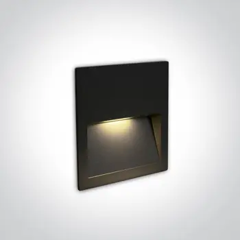 VANJSKA UGRADBENA ZIDNA LED SVJETILJKA 3W CCT IP65 300lm DARK LIGHT CRNA