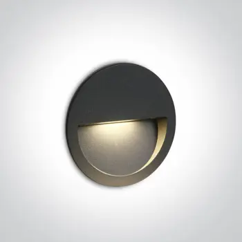 VANJSKA UGRADBENA ZIDNA LED SVJETILJKA 3W CCT IP65 300lm DARK LIGHT ANTRACIT