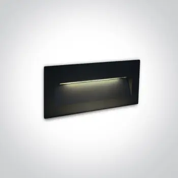VANJSKA UGRADBENA ZIDNA LED SVJETILJKA CRNA 6W CCT IP65 DARK LIGHT 230V
