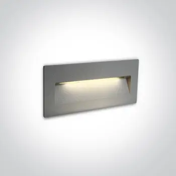 VANJSKA UGRADBENA ZIDNA LED SVJETILJKA SIVA 6W CCT IP65 DARK LIGHT 230V