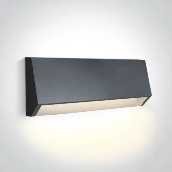 VANJSKA ZIDNA SVJETILJKA  4W CCTV IP65 230V ANTRACIT