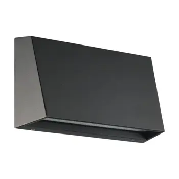 VANJSKA LED ZIDNA LAMPA 1x1100lm, IP65, PROMJENJIVA BOJA, CRNA SPONGANO