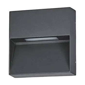 VANJSKA LED ZIDNA LAMPA 1x520lm, IP65, PROMJENJIVA BOJA, CRNA MARUGGIO