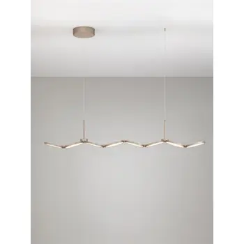 VEA LED VISILICA 47W IP20 CCT 2700-3000K CHAMPAGNE ZLATNA