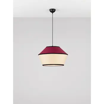 VELISS Visilica Grlo E27 1x12 W IP20  FI: 45 V: 206 cm Bež/Crvena