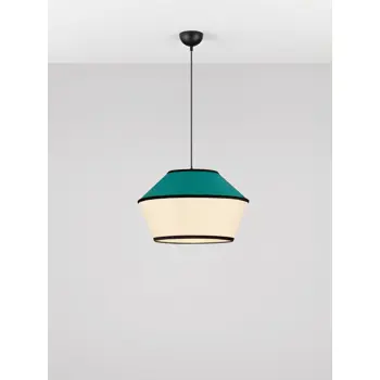 VELISS Visilica Grlo E27 1x12 W  IP20  FI: 45 V: 206 cm Bež/Zelena