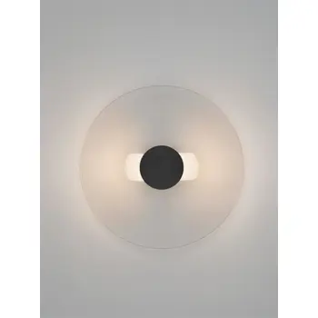 VETRIO 30 ZIDNA LED SVJETILJKA CRNA/STAKLO 6W IP20 3000K