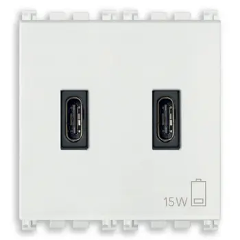 VIMAR ARKÉ C+C-USB PRIKLJUČNICA 5V 3A 2M BIJELA