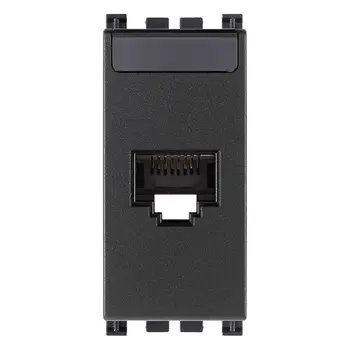 VIMAR ARKÉ PRIKLJ. RJ45 CAT6 6A LAN (RJ45) ANTRACIT