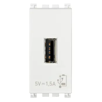 VIMAR ARKÉ USB PRIKLJUČNICA 5V 1.5A 1M BIJELA