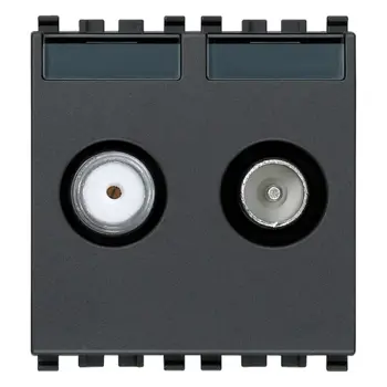 VIMAR EIKON PRIKLJUČ.TV-SAT TV/SAT SIVI