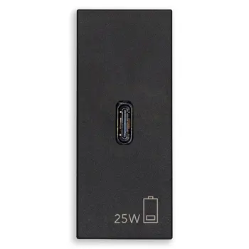 VIMAR LINEA PRIKLJUČNICA C-USB 25W 1M CRNA