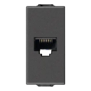 VIMAR NEVE UP ADAPTER RJ45 LAN (RJ45) KARBON MAT