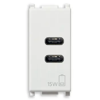 VIMAR PLANA C+C-USB PRIKLJUČNICA 5V 3A 1M BIJELA