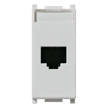 VIMAR PLANA PRIKLJ. RJ45 CAT 6 LAN (RJ45) SREBRNI