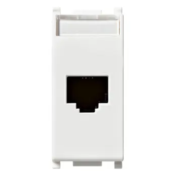VIMAR PLANA PRIKLJ.KOMP.RJ45 LAN (RJ45) BIJELI